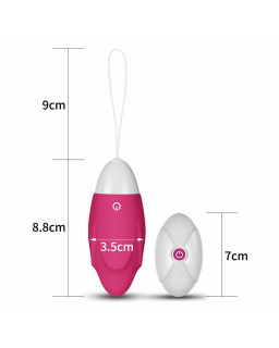 Huevo Vibrador iJoy Control Remoto USB Rosa