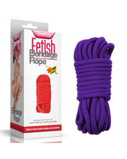 Cuerda Bondage Suave Purpura