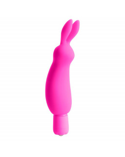 Neon Mini Vibrador Luv Bunny Rosa