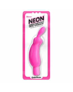 Neon Mini Vibrador Luv Bunny Rosa