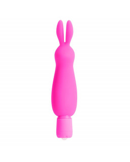 Neon Mini Vibrador Luv Bunny Rosa