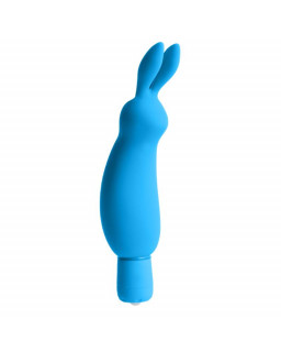 Neon Mini Vibrador Luv Bunny Azul