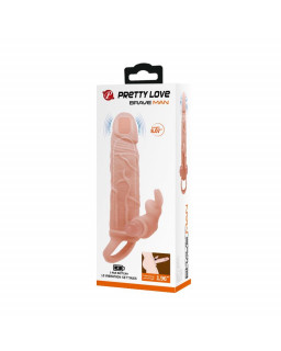 Brave Man Funda para el Pene con Vibracion 5cm