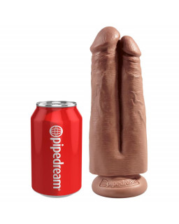 Arnes con Dildo Doble 7 Bronceado