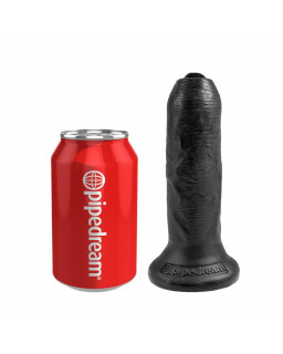 Dildo Realista con Glande Retractil Color Negro 6