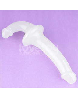 Dildo doble Lumino Play Luz Azul 105