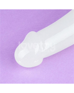 Dildo doble Lumino Play Luz Azul 105