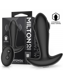 Milton Plug Anal con Doble Tapping y Control Remoto