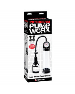 Pump Worx Succionador Accu Meter Color Negro