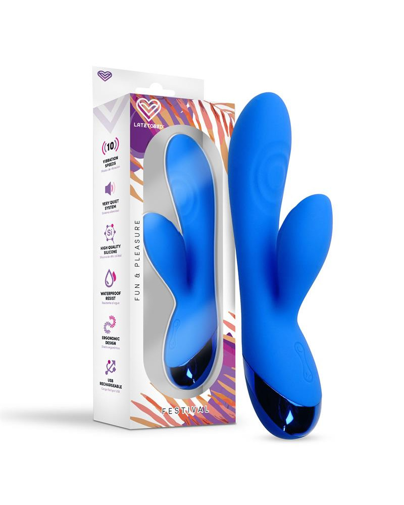 Marna Vibrador USB Azul