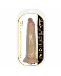 Lenser Dildo Realista Articulable Posable 8 Natural