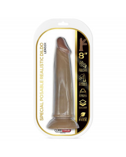 Lenser Dildo Realista Articulable Posable Dildo 8 Marron