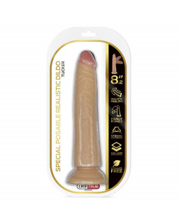 Tucker Dildo Realista Articulable Posable 82 Natural