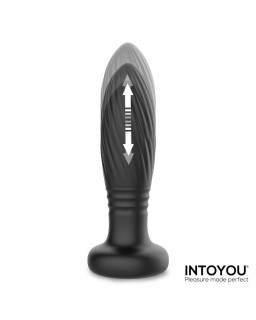 Tainy Plug Anal con Thrusting y Luces Led con Control Remoto