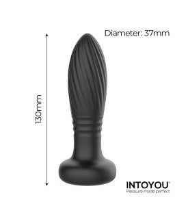 Tainy Plug Anal con Thrusting y Luces Led con Control Remoto