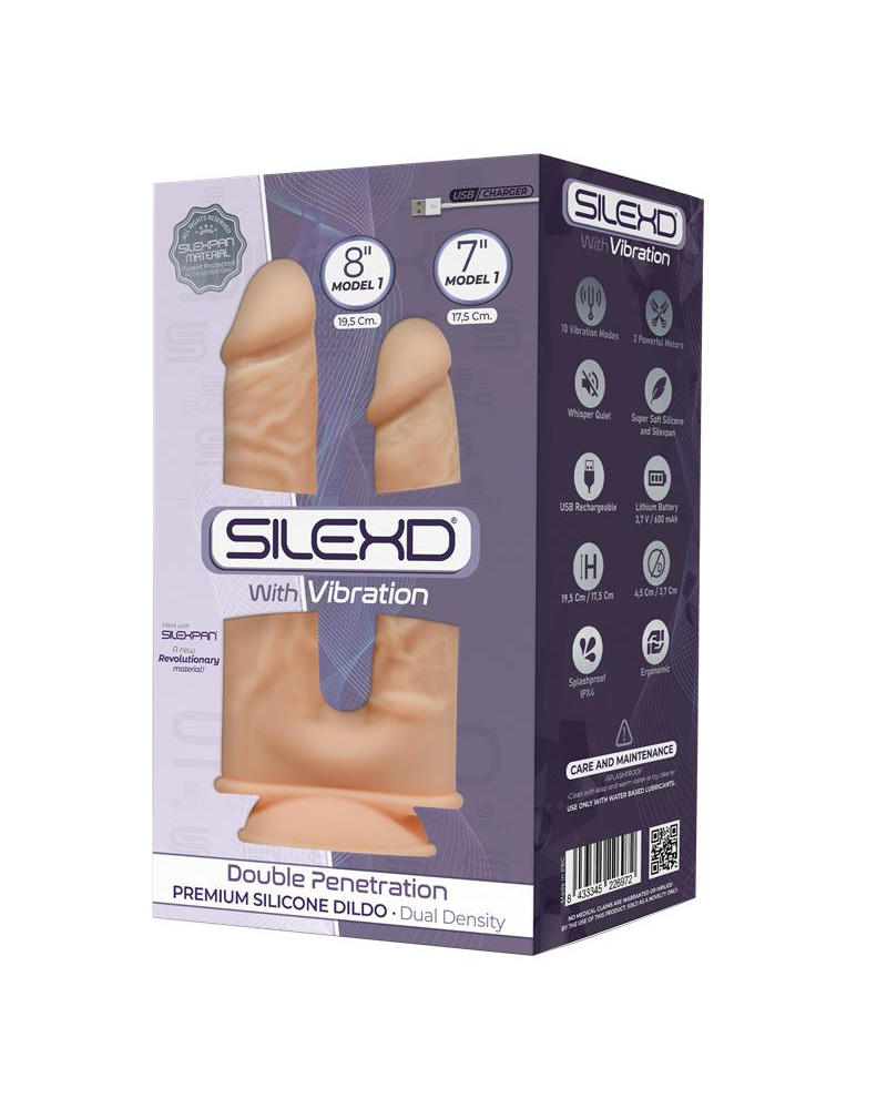 Dildo Doble Penetracion 2 Motores Natural