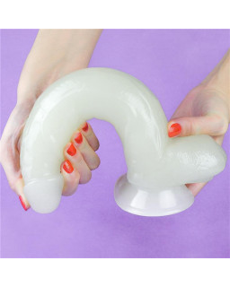 Dildo Lumino 10 Luz Azul