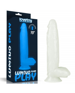 Dildo Lumino 10 Luz Azul