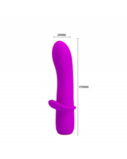 Vibrador Troy USB Silicone Purpura