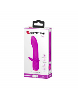 Vibrador Troy USB Silicone Purpura