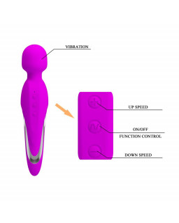 Vibrador Mortimer USB Purpura