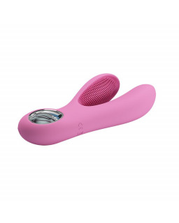 Vibrador Canrol USB Silicona Rosa Suave