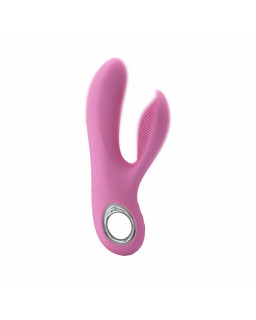 Vibrador Canrol USB Silicona Rosa Suave