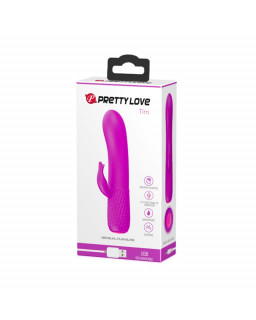 Vibrador Tim USB Silicona Purpura