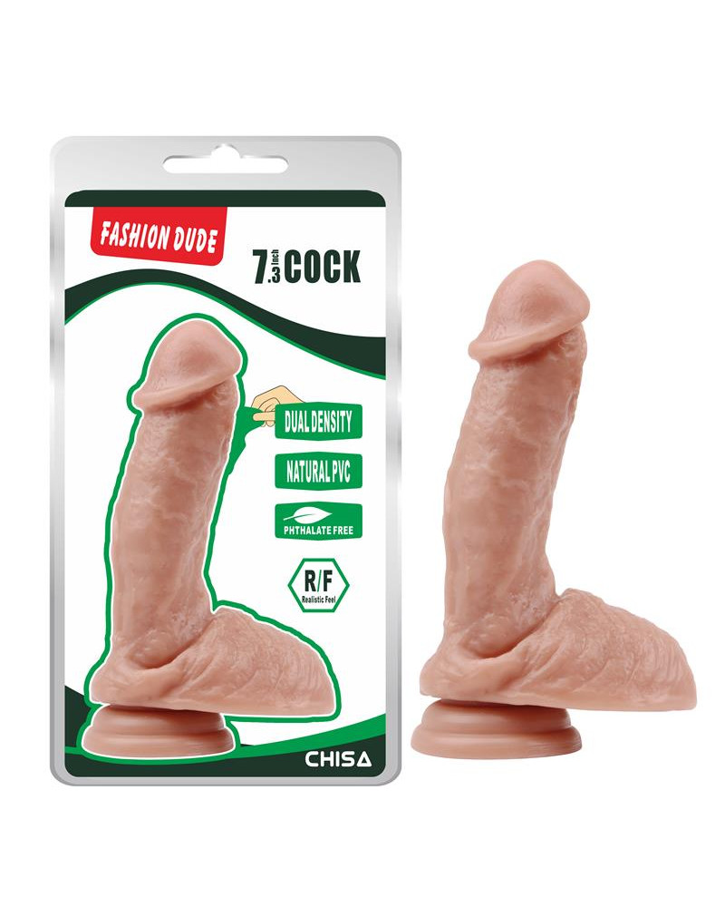 Dildo Dual Density Fashion Dude 73 Natural