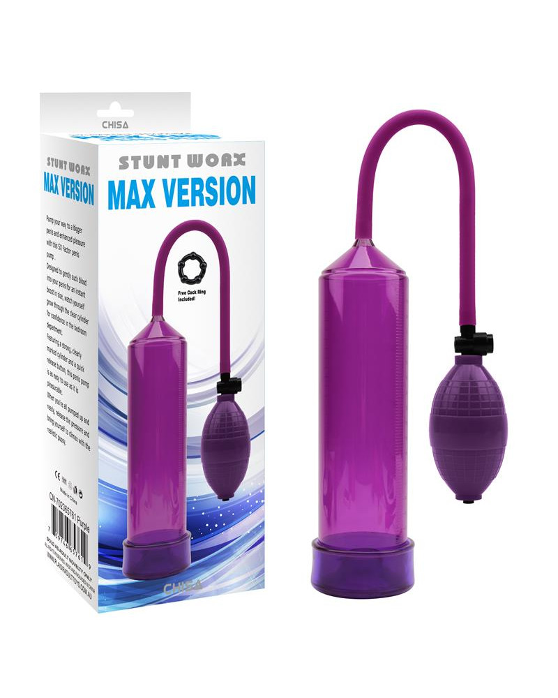 Bomba de Succion para el Pene MAX Version Purpura