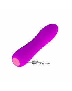 Vibrador Abner USB Silicona Purpura