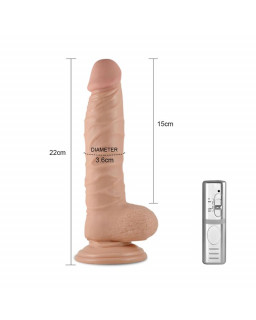 Dildo Real Extreme con Vibracion 85 Natural