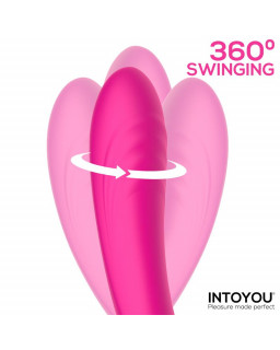 Lanty Vibrador para Parejas con Oscilacion 360º y Control Remoto