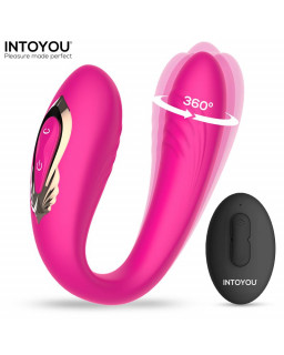 Lanty Vibrador para Parejas con Oscilacion 360º y Control Remoto