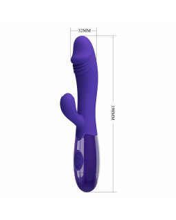 Snappy Youth Vibrador de Conejito 2 Motores