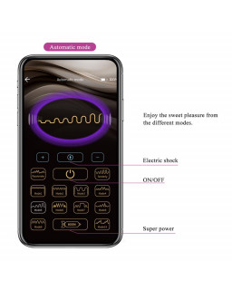 Jefferson Plug Anal con Vibracion y Electroshock con APP