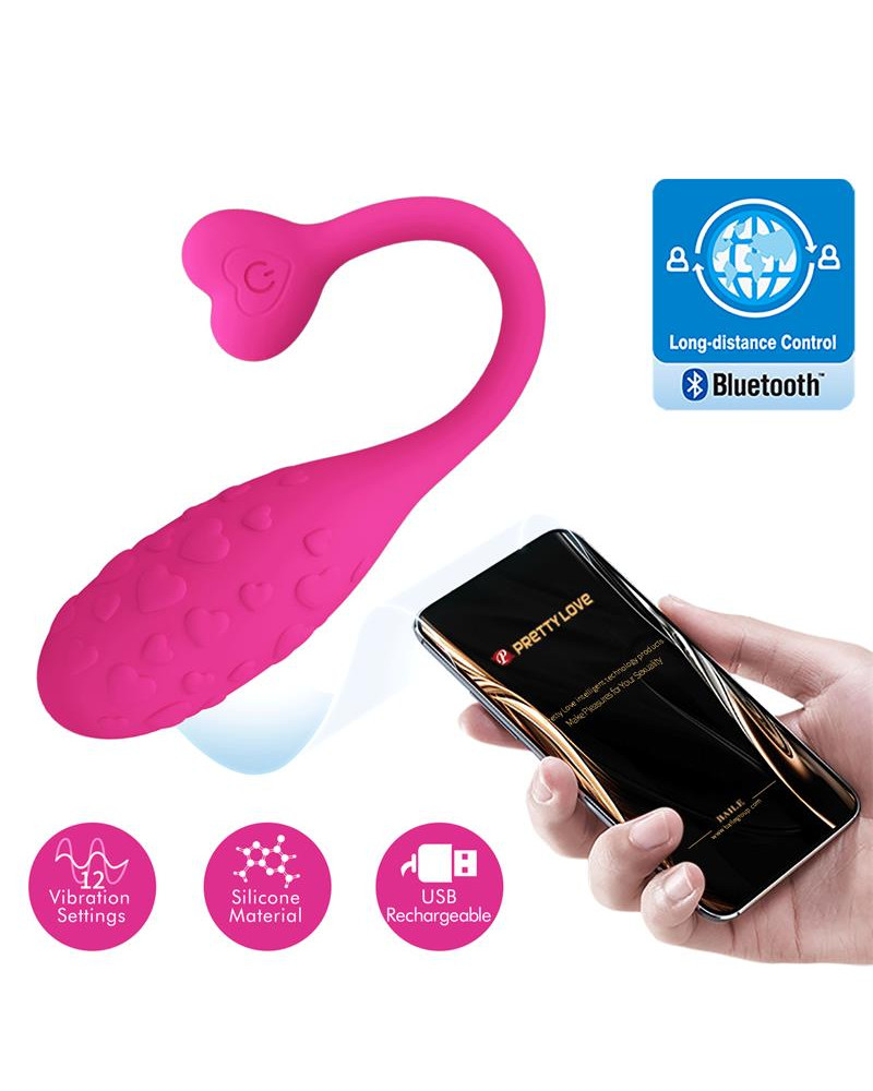 Fisherman Huevo Vibrador con APP