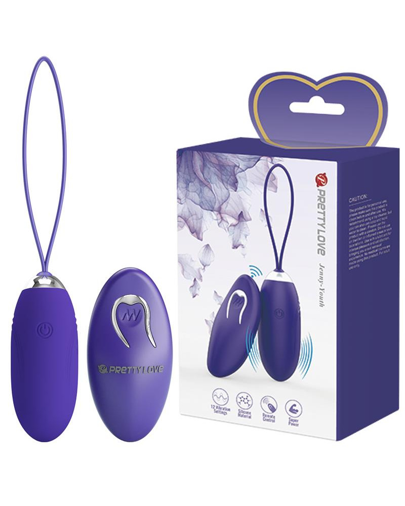 Jenny Youth Huevo Vibrador con Control Remoto