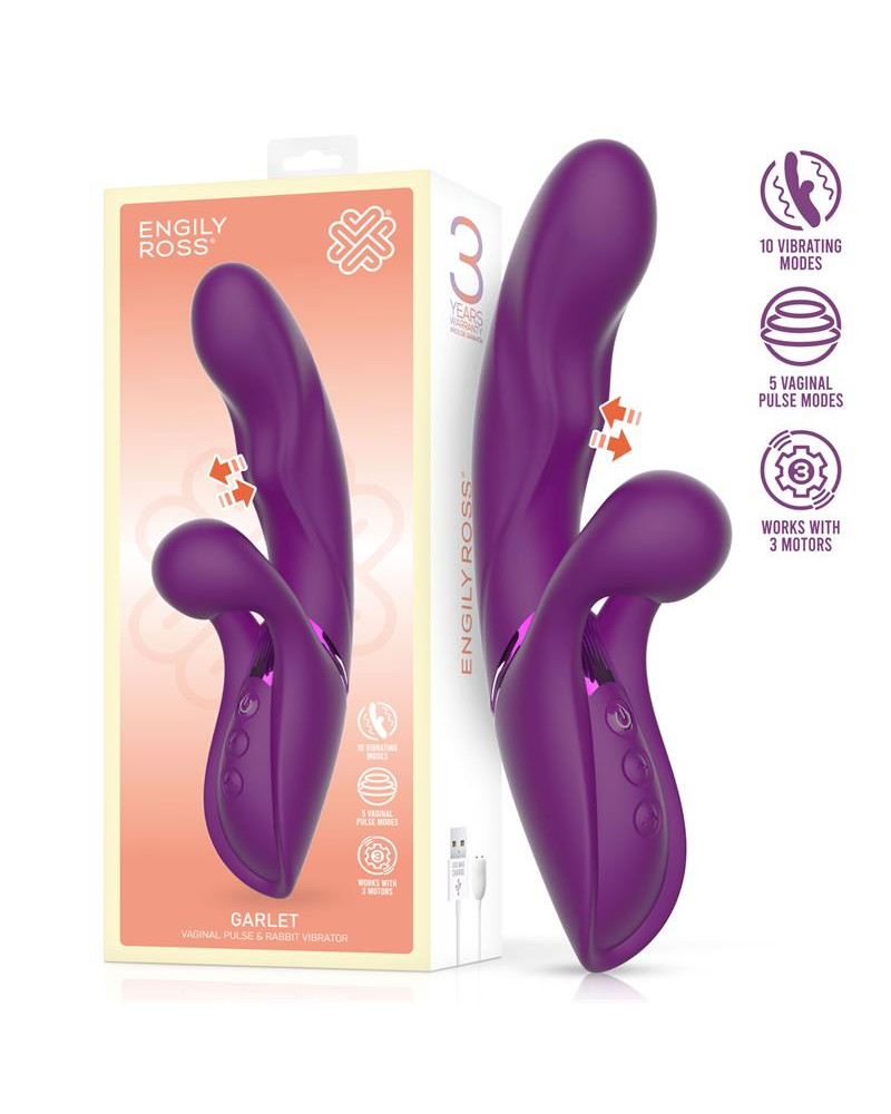 Garlet Vibrador con Bola de Pulsacion 3 Motores