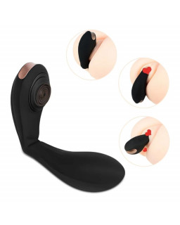 Pulsar Vibrador con Pulsacion y Esqueleto Articulado Silicona USB