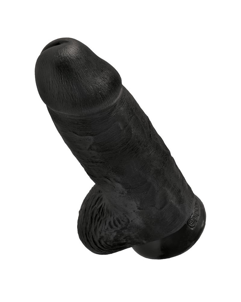 Dildo con Testiculos 9 Chubby Negro