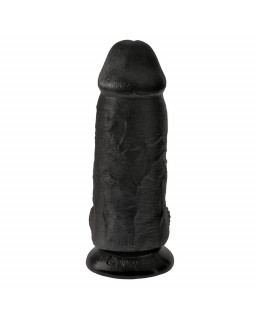 Dildo con Testiculos 9 Chubby Negro