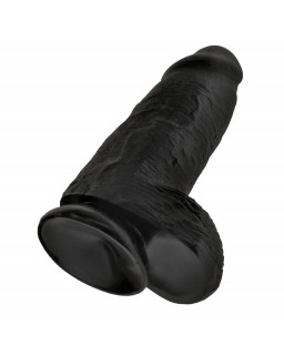 Dildo con Testiculos 9 Chubby Negro