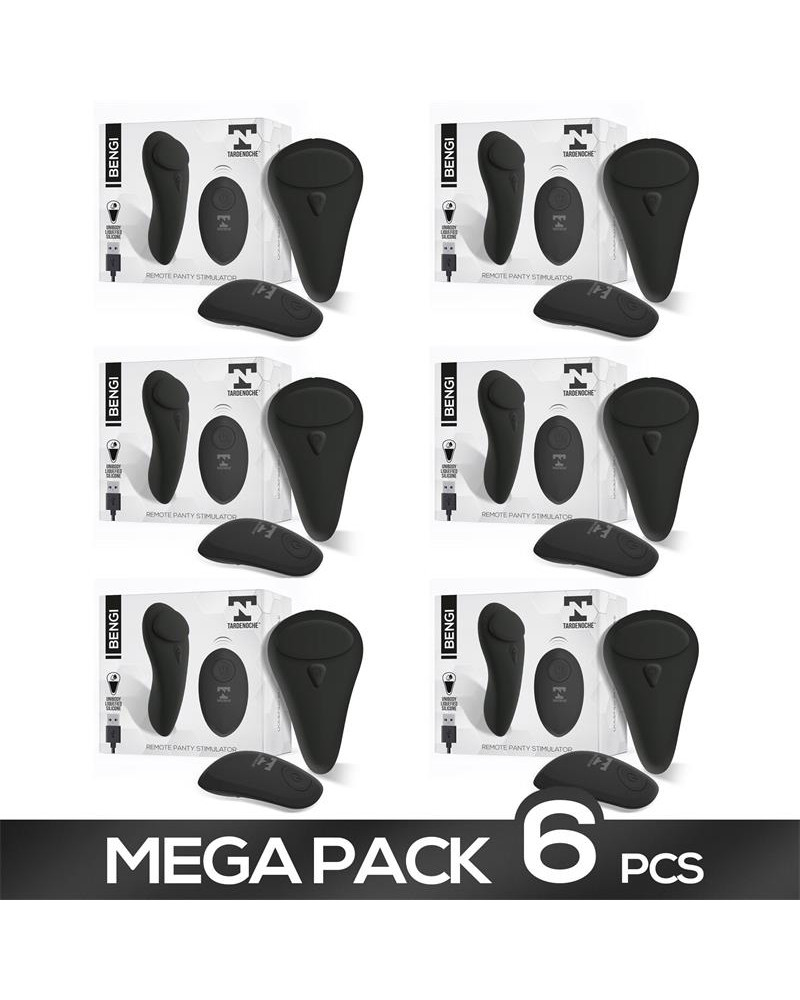 Pack de 6 Bengi Estimulador de Braguita con Control Remoto