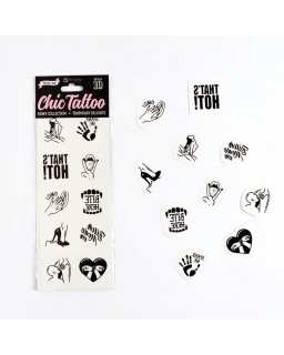 Set de 10 Tattoos Temporales Kinky Collection