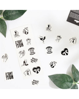 Set de 10 Tattoos Temporales Kinky Collection