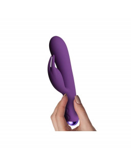 Flutter Rabbit Vibrador con Conejito 2 Motores Purpura