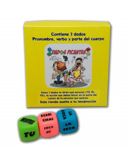 Juego 3 Dados Fluorescentes