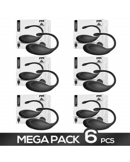 Pack de 6 Huevo Vibrador Control Remoto USB