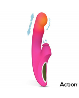 Enles Vibrador con Beating Ball Thrusting y Funcion de Calor